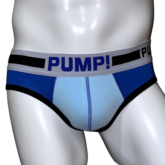PUMP! Cotton Briefs Blue Size M (28-30) H69 NWT - Picture 1 of 11